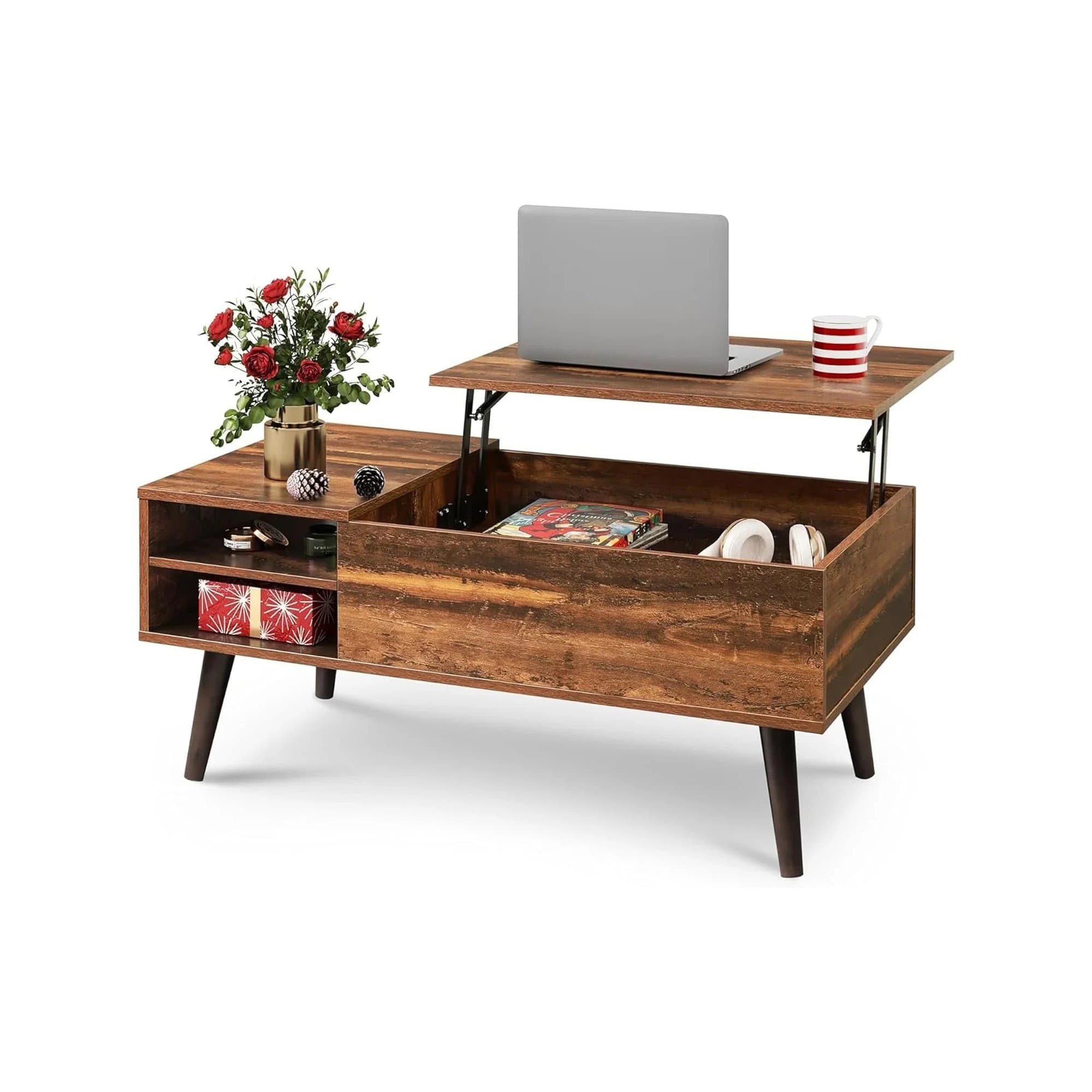 Lift Top Coffee Table - Brown